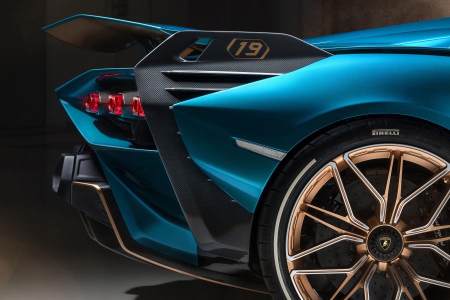 Детали экстерьера Lamborghini Sian Roadster 2020 года  (фото 29 из 29)